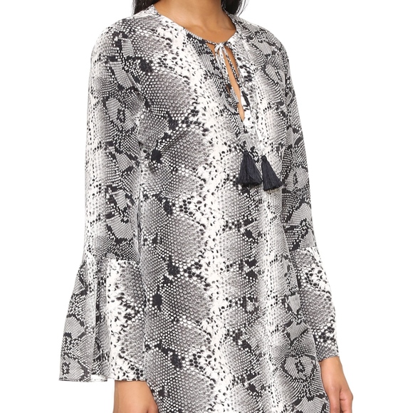 Elizabeth and James Dresses & Skirts - Women's Python print 100% Silk Dress NWOT